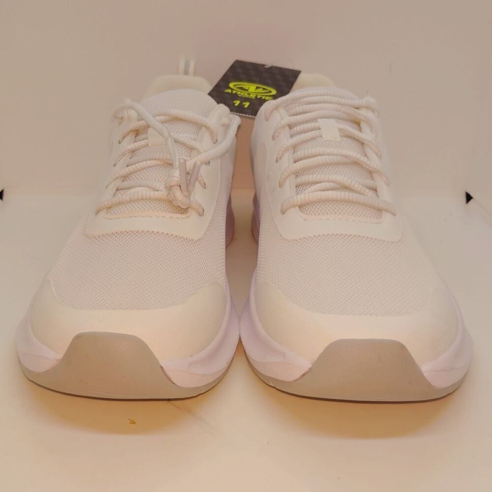 Athletic Works Women's NEW w/Tags Triple White Sneakers - Size 11 - Picture 3 of 7